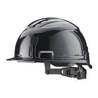 Milwaukee BOLT100 Vented Safety Helmet in Black