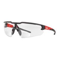Milwaukee Magnified Safety Glasses Clear +2 in Black