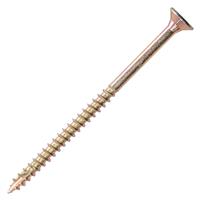 Rawlplug R-QCP Chipboard Screws 6.0 x 80mm (200 Pack) in Gold
