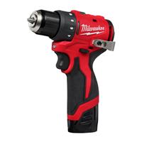 Milwaukee M12BLDDRC-202C M12 Compact Brushless Drill Driver Kit 2 x 2.0Ah in Red