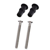 Ebb and Flo Ebb + Flo Universal Top Fix Seat Bung Kit 16mm x 38mm in Silver