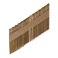 Milwaukee 34deg Ring Shank D-Head Framing Nails Galvanised 63 x 2.8mm (2200pc) in Gold