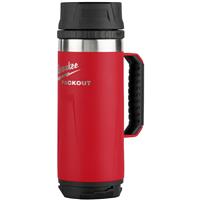 Milwaukee PACKOUT Mug Sip Lid 532ml in Red Steel