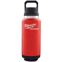 Milwaukee PACKOUT Bottle Chug Lid 1065ml in Red Steel