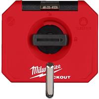 Milwaukee PACKOUT Small Single Straight Hook in Red Steel