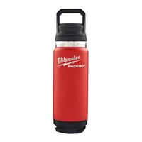 Milwaukee PACKOUT Bottle Chug Lid 710ml in Red Steel