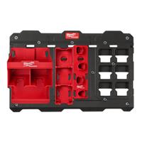 Milwaukee PACKOUT Shop Storage Power Tool Starter Kit (4 Pack) in Black/Red