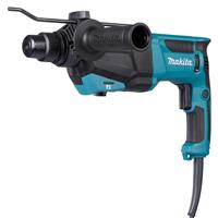 Makita HR2670 3-Function SDS+ 26mm Rotary Hammer Drill 240V in Blue Steel