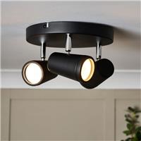 Spa Lighting Spa Freya Bathroom Spotlight IP44 3-Light in Black