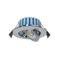Spa Lighting Spa Eden Fire Rated Adjustable Dimmable Downlight IP65 7W 700lm 3CCT in Chrome