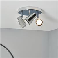 Spa Lighting Spa Freya Bathroom Spotlight IP44 3-Light in Chrome