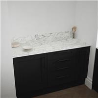 Mariz Worktop 1500 x 640 x 12mm in White Marble