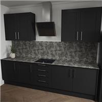 Mariz Splashback 3050 x 600 x 3mm in Dark Concrete