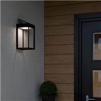 Eglo Suzzara LED Solar Light With Sensor 6.5W 800lm 3000K in Black Plastic