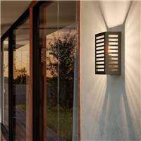Eglo Alamonte 3 Caged Outdoor Wall Light in Black Steel
