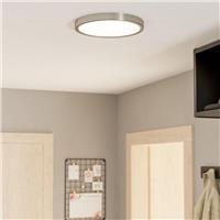 Eglo Fueva 6 LED Ceiling Light 14.2W 2000lm 3CCT in Nickel Plastic
