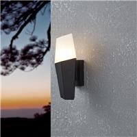 Eglo Farindola Outdoor Wall Light in Black Plastic
