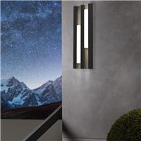 Eglo Fandina Outdoor LED Wall Light 4.2W 1000lm 3000K in Black Plastic