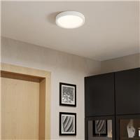 Eglo Basic Idun-E LED Ceiling Light 17W 2000lm 3000K in White Plastic