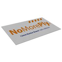 No More Ply NoMorePly 12mm Fibre Cement Construction Board - Pack of 45 1200 x 800mm (45) in White