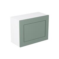 Kitchen Kit Flatpack Shaker Kitchen Cabinet Single Extractor Wall Unit Matt Sage 600mm in Green