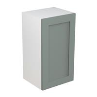 Kitchen Kit Flatpack Shaker Kitchen Cabinet Wall Unit Matt Sage 400mm in Green