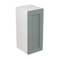 Kitchen Kit Flatpack Shaker Kitchen Cabinet Wall Unit Matt Sage 300mm in Green