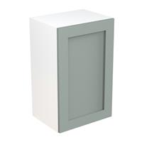 Kitchen Kit Flatpack Shaker Kitchen Cabinet Wall Unit Matt Sage 450mm in Green