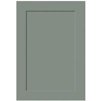 Kitchen Kit Flatpack Shaker Matt Sage Sample 570x396mm in Green