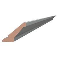 Kitchen Kit Flatpack Shaker Cornice Matt Sage 2745mm in Green