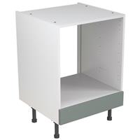 Kitchen Kit Flatpack J-Pull Kitchen Cabinet Base Oven Unit Matt Sage 600mm in Green