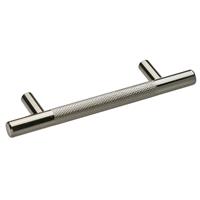 Hiatt Kensington Knurled T-Bar Handle 96mm in Black Nickel Aluminium