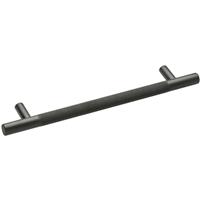 Hiatt Kensington Knurled T-Bar Handle 160mm Matt in Black Aluminium