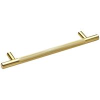 Hiatt Kensington Knurled T-Bar Handle 160mm Brushed in Brass Aluminium