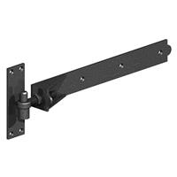 GateMate Hook and Band Gate Hinge 450mm Premium in Black