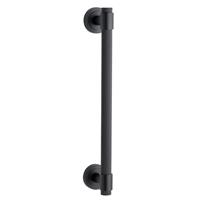 Designer Levers Kensington Knurled Door Pull Handle 300mm Matt in Black