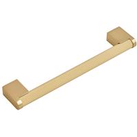 Hiatt Frankfurt Linear Cabinet Handle 160mm Brushed in Brass