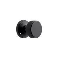 Designer Levers Frankfurt Linear Mortice Door Knob Matt (Pair) in Black