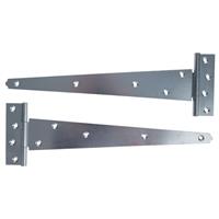 Lockworks Medium Duty Tee Hinge BZP 300mm (2 Pack) in Zinc