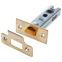 Lockworks Tubular Mortice Latch Electro 77mm in Brass