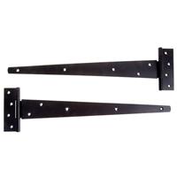 Lockworks Heavy Duty Tee Hinge 500mm (2 Pack) in Black