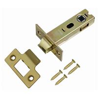 Lockworks Sprung Tubular Mortice Latch 75mm Electro in Brass