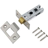 Lockworks Sprung Tubular Mortice Latch Plated 63mm in Nickel