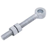 Perry No.165 Adjustable Gate Eyes to suit 25mm Pin Galvanised in Steel