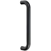 Eclipse Stainless Steel D Shaped Pull Handle 225mm Matt in Black