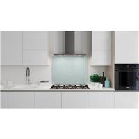 AluSplash Double-Sided Splashback 750 x 900mm Winter Dream / Sage Green in Green/Grey Aluminium