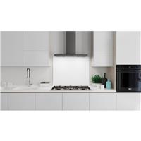 AluSplash Double-Sided Splashback 750 x 3050mm Iceberg White / Smoked Ember in White/Grey Aluminium