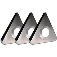 Sensio Nexus TrioTone LED Cabinet Light Triple Pack (3 Pack) in Silver Steel