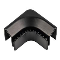 Sensio Edge Internal Corner Connector in Black Aluminium