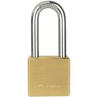 Master Lock Thick Body Long Shackle Padlock 44 x 8 x 51mm in Brass Steel